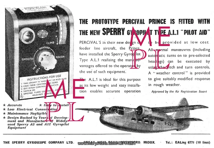 : Sperry Flight & Navigational Instruments : Sperry Flight & Navigational Instruments