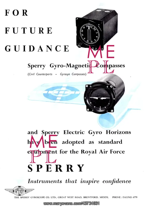 : Sperry Gyro-Magnetic Compass 1950 - Gyrosyn Compass : Sperry Gyro-Magnetic Compass 1950 - Gyrosyn Compass