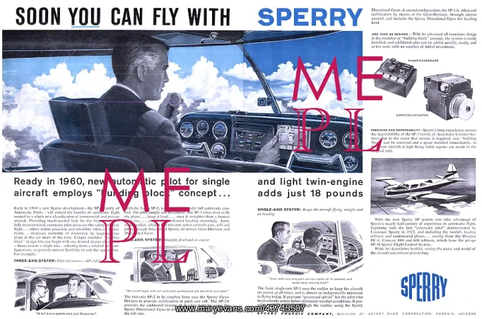: Sperry SP-3 Autopilot : Sperry SP-3 Autopilot