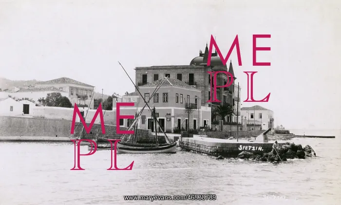 : Spetses, Greece -The Poseidon Hotel : Spetses, Greece -The Poseidon Hotel