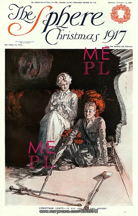 : The Sphere Christmas 1917 cover : The Sphere Christmas 1917 cover