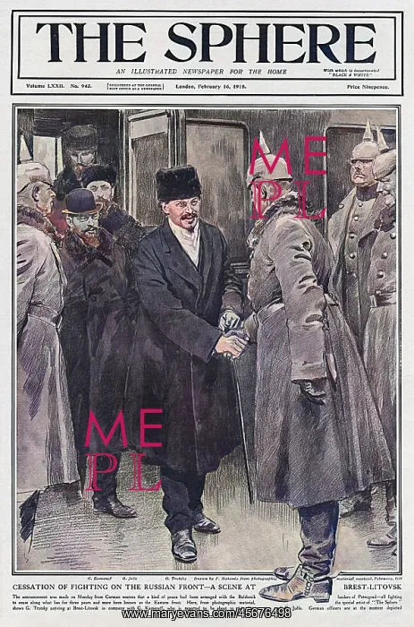 : Sphere cover - Cessation of fighting on Russian Front, WW1 : Sphere cover - Cessation of fighting on Russian Front, WW1