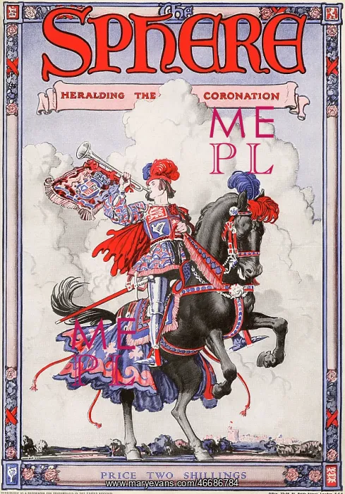 : Sphere front cover, Heralding the Coronation, 1937 : Sphere front cover, Heralding the Coronation, 1937