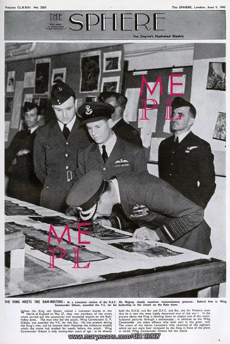 : Sphere cover - King George VI meets the dambusters : Sphere cover - King George VI meets the dambusters