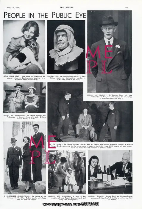 : The Sphere, page 28 April 1934 : The Sphere, page 28 April 1934