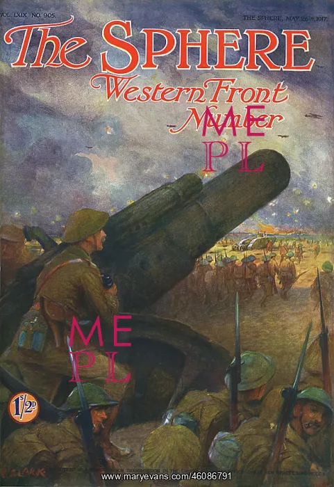 : The Sphere Western Front Number cover : The Sphere Western Front Number cover