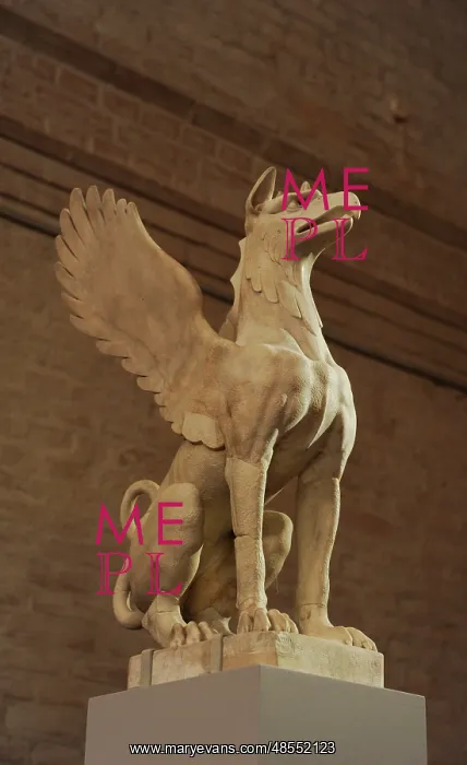  : Sphinx. Sculpture. Glyptothek Museum. Munich. Germany