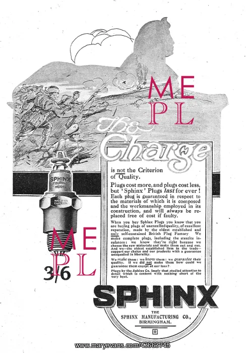 : Sphinx Aeroplane Engine Sparking Plugs : Sphinx Aeroplane Engine Sparking Plugs