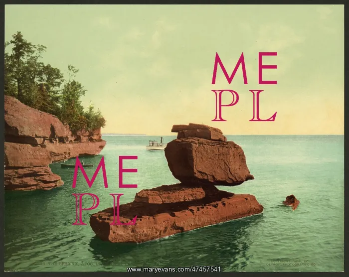 : The Sphinx, Apostle Islands, Lake Superior : The Sphinx, Apostle Islands, Lake Superior