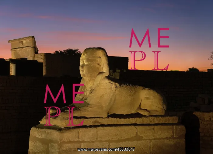 : Sphinx, Dromos, Luxor Temple, Luxor, Egypt : Sphinx, Dromos, Luxor Temple, Luxor, Egypt