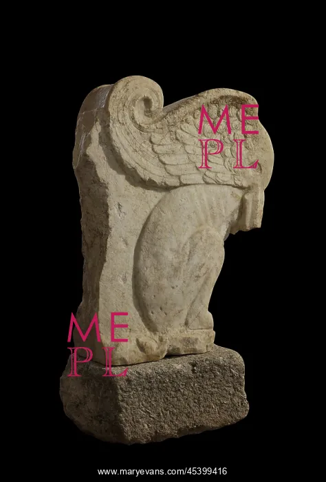 : Sphinx, Museo del Teatro Romano, Medellin, Extremadura : Sphinx, Museo del Teatro Romano, Medellin, Extremadura