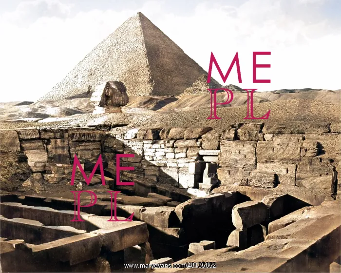 : Sphinx and pyramid, Egypt : Sphinx and pyramid, Egypt