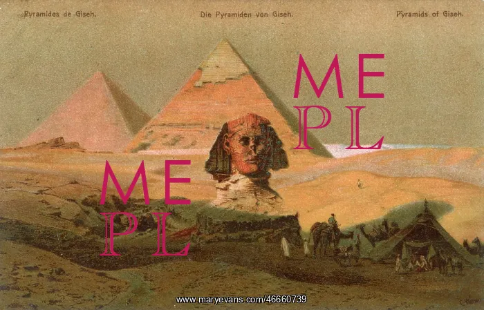 : Sphinx and Pyramids at Giza, Cairo, Egypt : Sphinx and Pyramids at Giza, Cairo, Egypt