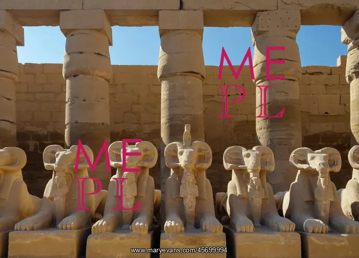 : Sphinxes, Karnak Temple, Thebes, Luxor, Egypt : Sphinxes, Karnak Temple, Thebes, Luxor, Egypt