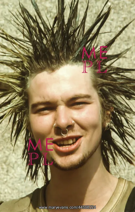  : Spiky haired punk 1980s
