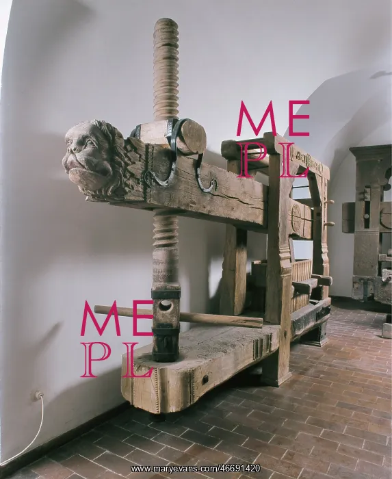 : Spindle forced press (oak) from Hofkirchen an der? : Spindle forced press (oak) from Hofkirchen an der?