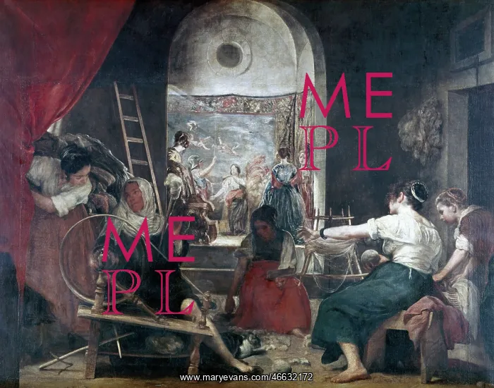 : The Spinners (Las Hilanderas), by Velazquez : The Spinners (Las Hilanderas), by Velazquez