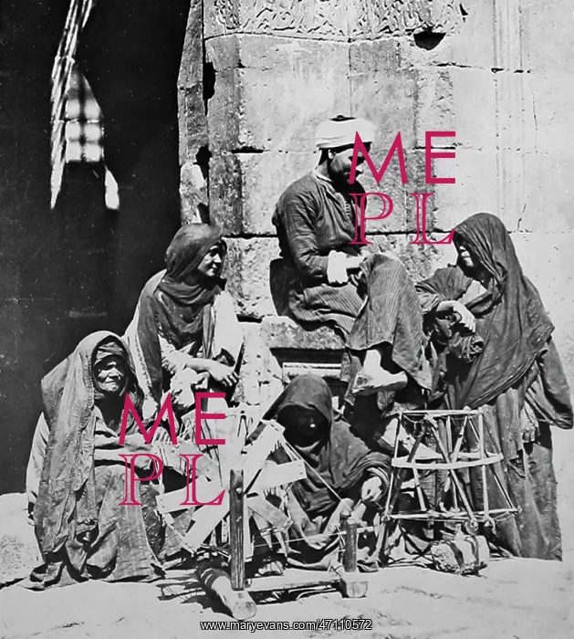  : Spinning wool, Egypt, Victorian period