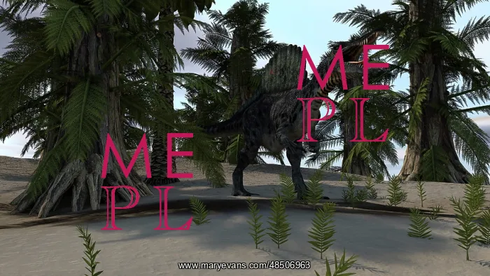 : Spinosaurus hunting in a prehistoric environment : Spinosaurus hunting in a prehistoric environment