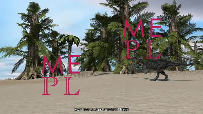 : Spinosaurus walking in a desert environment : Spinosaurus walking in a desert environment