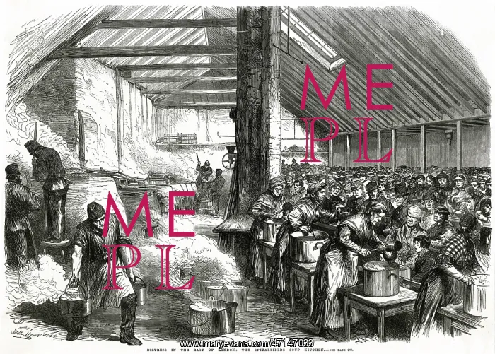 : Spitalfield Soup Kitchen 1867 : Spitalfield Soup Kitchen 1867