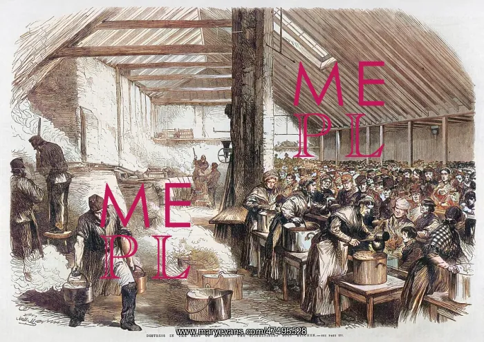: Spitalfield Soup Kitchen 1867 : Spitalfield Soup Kitchen 1867