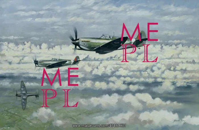  : The Few ' three Spitfires over clouds