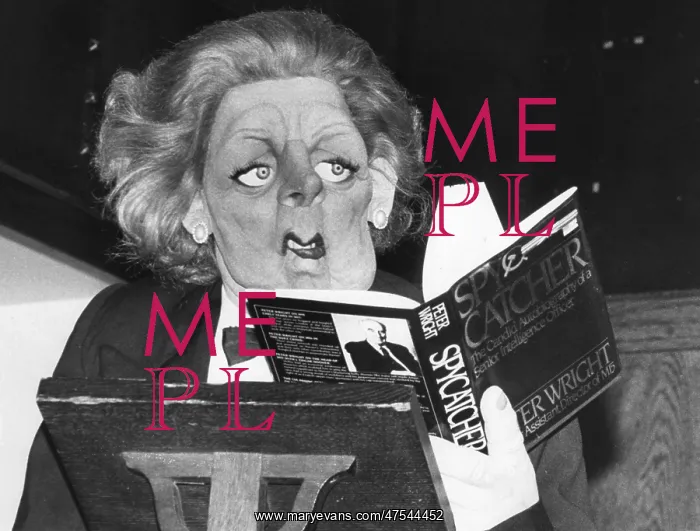 : Spitting Image puppet of Margaret Thatcher : Spitting Image puppet of Margaret Thatcher