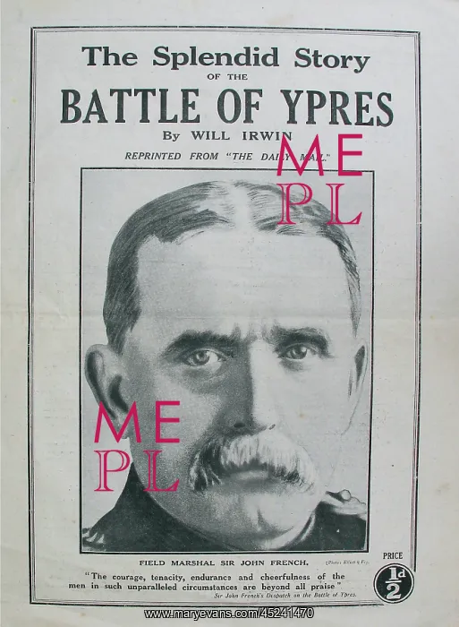 : The Splendid Story of the Battle of Ypres, by Will Irwin : The Splendid Story of the Battle of Ypres, by Will Irwin