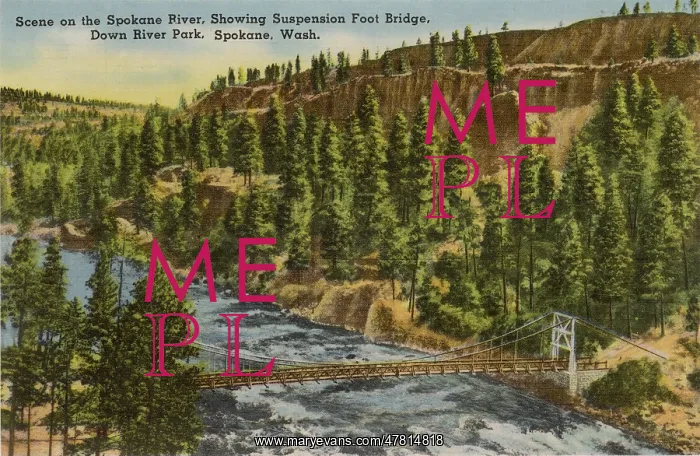 : Spokane River, Down River Park, Washington State, USA : Spokane River, Down River Park, Washington State, USA