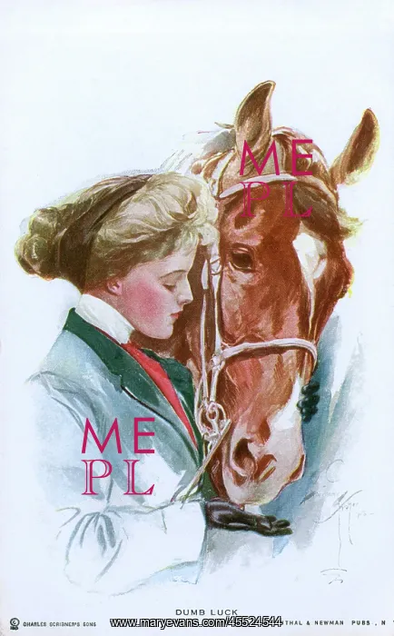 : Sporting Gal and her horse - Dumb Luck : Sporting Gal and her horse - Dumb Luck