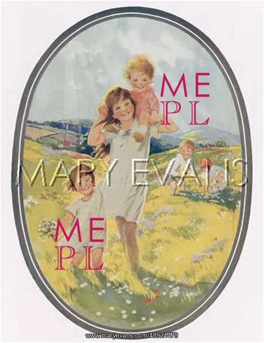 : Spring. Colour illustration by an unknown artist used for a Pears Soap advertisement : Spring. Colour illustration by an unknown artist used for a Pears Soap advertisement