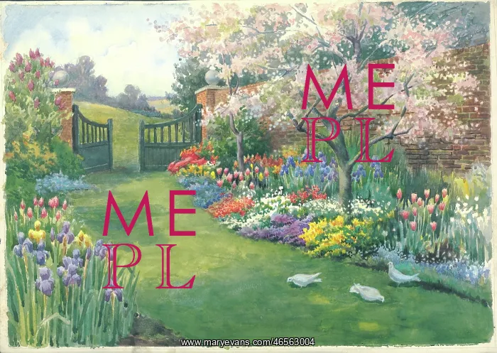  : A spring border