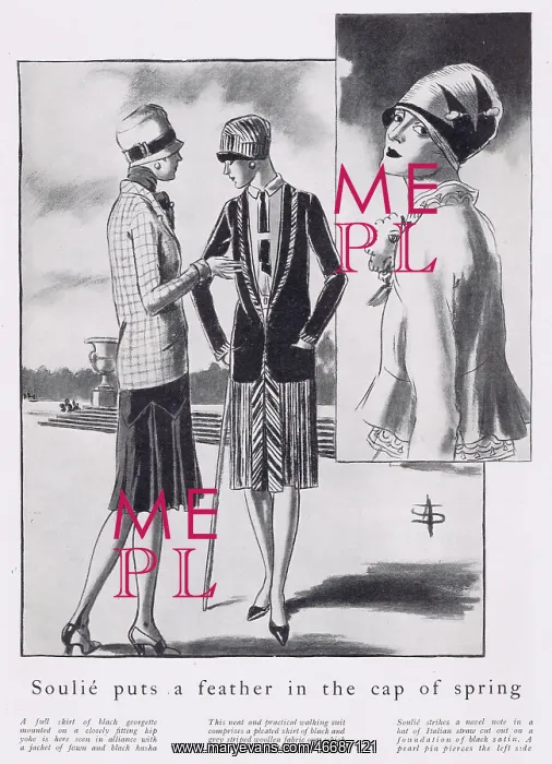 : Spring fashions, 1927 : Spring fashions, 1927