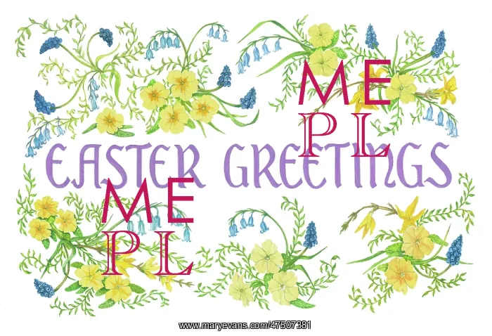 : Spring Flowers and'Easter Greetings : Spring Flowers and'Easter Greetings