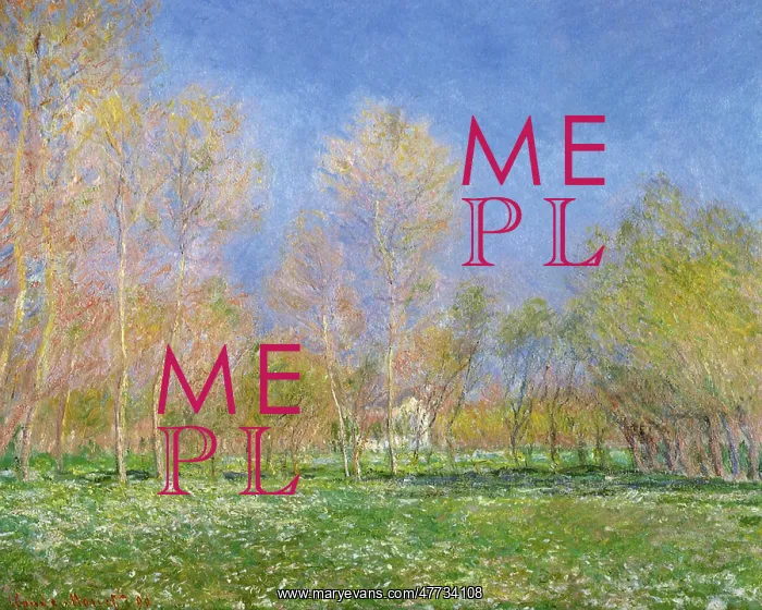  : Spring in Giverny, by Monet