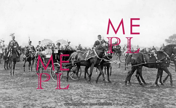: Spring parade in Berlin, 1901 : Spring parade in Berlin, 1901