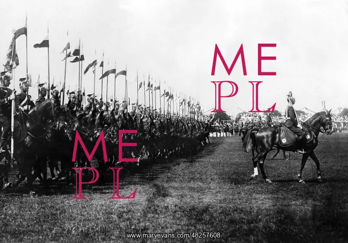 : Spring parade in Berlin, 1913 : Spring parade in Berlin, 1913