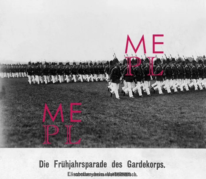 : Spring parade of the Guard Corps, 1912 : Spring parade of the Guard Corps, 1912