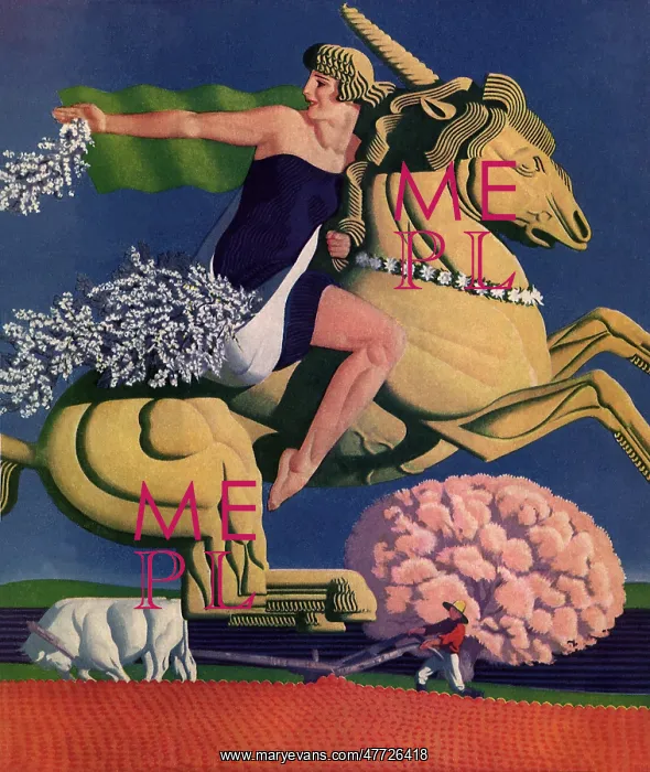 : Spring rides a Unicorn : Spring rides a Unicorn