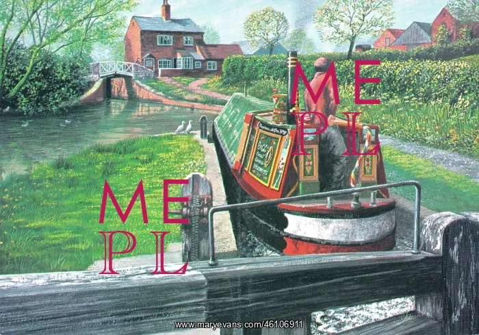 : Springtime on the Lapworth Flight, Stratford Canal : Springtime on the Lapworth Flight, Stratford Canal
