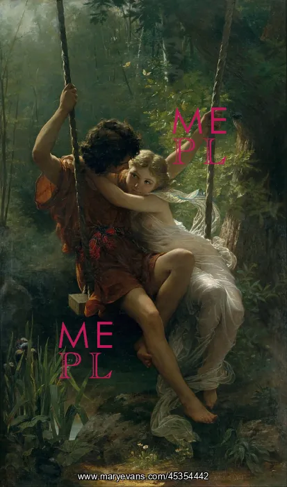 : SPRINGTIME, by Pierre-Auguste Cot, 1873, French : SPRINGTIME, by Pierre-Auguste Cot, 1873, French
