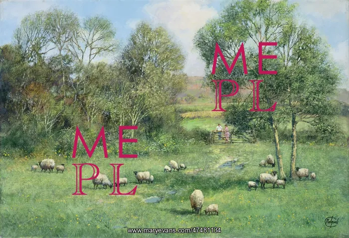  : Springtime – sheep and lambs