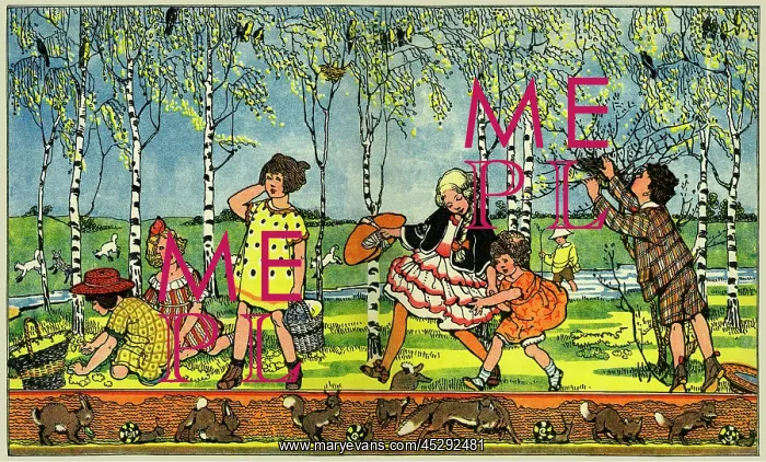 : Springtime tableau : Springtime tableau