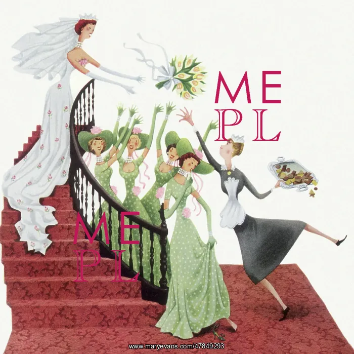  : Spry Maid Snags Bouquet