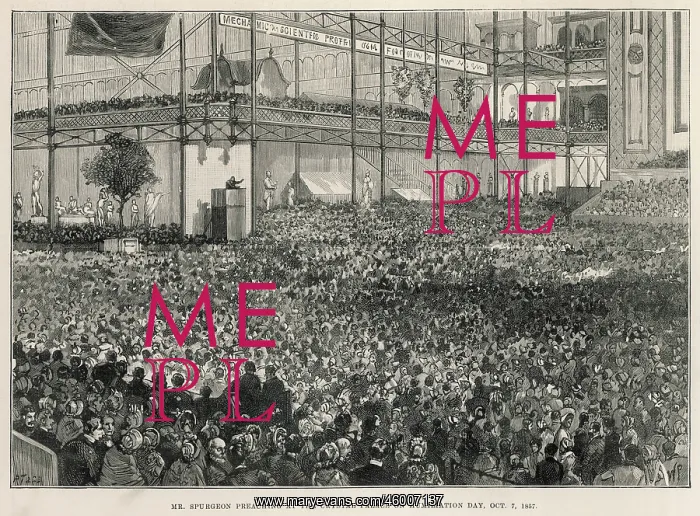 : Spurgeon preaching at Crystal Palace : Spurgeon preaching at Crystal Palace