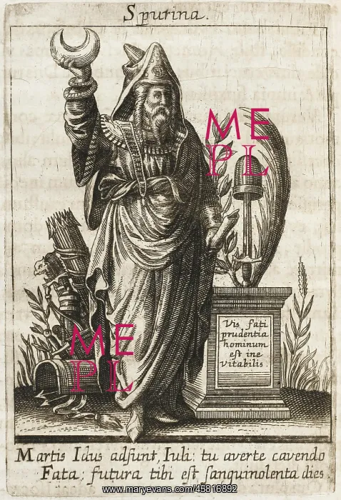 : SPURINA Roman haruspex who warned Julius Caesar to beware the Ides of March : SPURINA Roman haruspex who warned Julius Caesar to beware the Ides of March