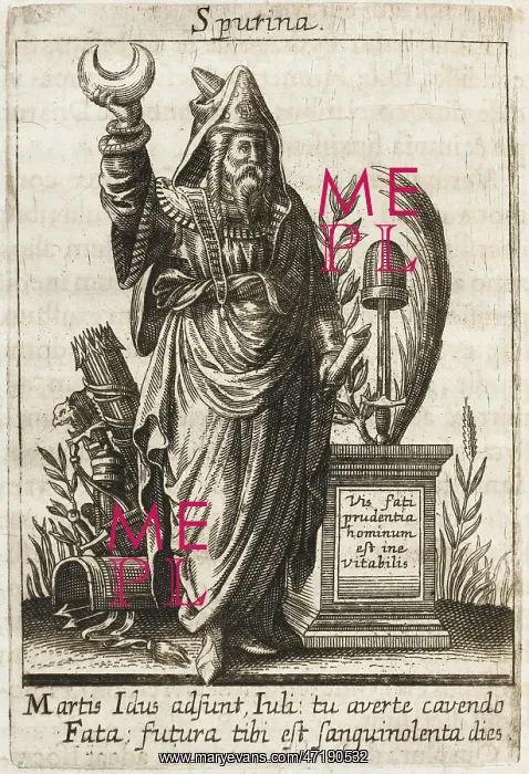 : SPURINA Roman haruspex who warned Julius Caesar to beware the Ides of March : SPURINA Roman haruspex who warned Julius Caesar to beware the Ides of March