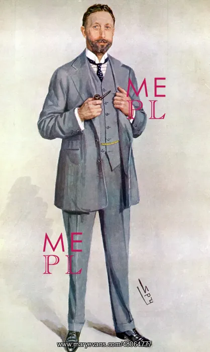 : Spy cartoon of George Holt Thomas : Spy cartoon of George Holt Thomas