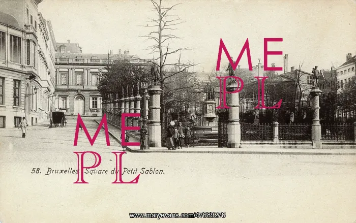 : Square du Petit Sablon, Brussels, Belgium : Square du Petit Sablon, Brussels, Belgium
